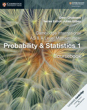 Cambridge New International AS & A-Level Mathematics Probability and Statistics 1