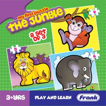 Frank 10202 Play And Learn First Puzzle The Jungle