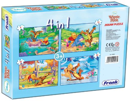 Frank Jigsaw Puzzle 4 in 1 12903 Winnie the Pooh