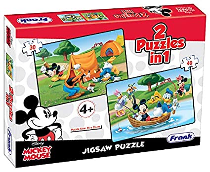 Frank Jigsaw Puzzle 2 in 1 14601 Mickey Mouse