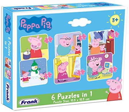 Frank 6 Puzzle in 1 60401 Peppa Pig