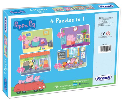 Frank Jigsaw Puzzle 4 in 1 60402 Peppa Pig