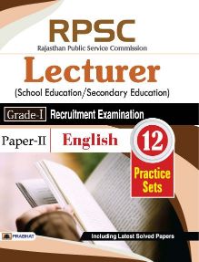 Prabhat RPSC Rajasthan Public Service Commission Lecturer (School Education/Secondary Education) (Grade-I) Recruitment Examination 2018 (Paper-II English)