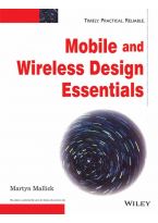 Wileys Mobile and Wireless Design Essentials