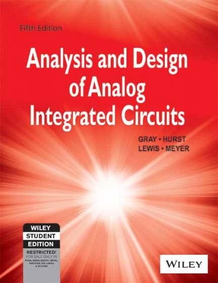 Wileys Analysis and Design of Analog Integrated Circuits, 5ed, ISV | IM