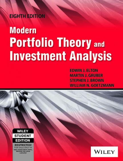 Wileys Modern Portfolio Theory and Investment Analysis, 8ed | IM | BS | e