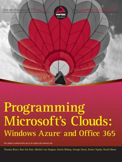 Wileys Programming Microsoft's Clouds: Windows Azure and Office 365