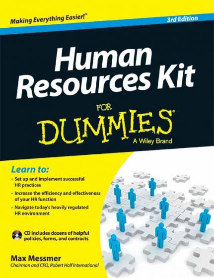 Wileys Human Resource Kit for Dummies, 3ed, w/cd