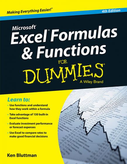 Wileys Microsoft Excel Formulas & Functions For Dummies, 4ed