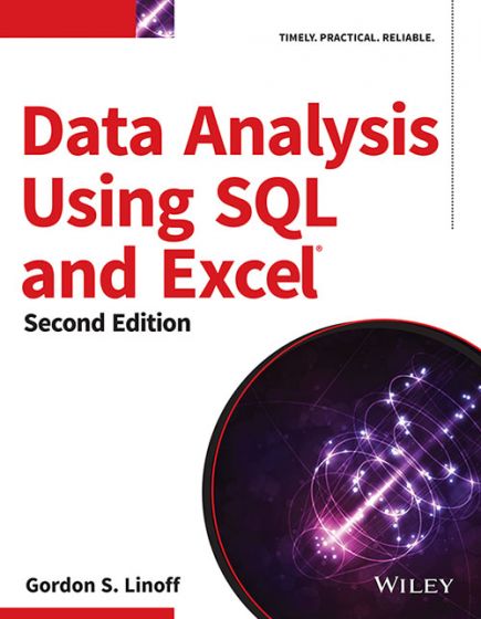 Wileys Data Analysis Using SQL and Excel, 2ed | e