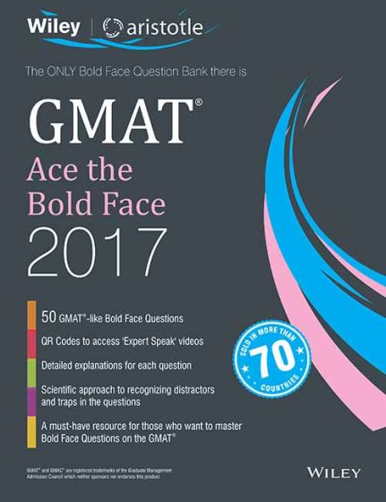 Wileys GMAT Ace the Bold Face 2018