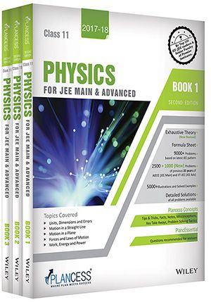 Wileys Plancess Study Material Physics for JEE, Class 11), 2ed (set of 3 books)