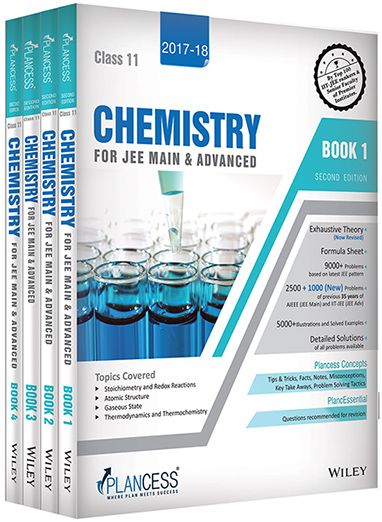 Wileys Plancess Study Material Chemistry for JEE Main and Advanced Class 11 ,2ed (4 books set)