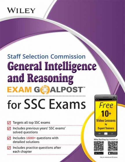 Wileys Exam Goalpost General Intelligence and Reasoning for SSC Exams