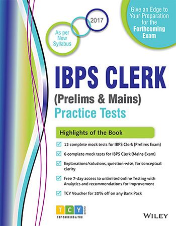 Wileys IBPS Clerk (Prelims + Mains) Mock Tests 2ed