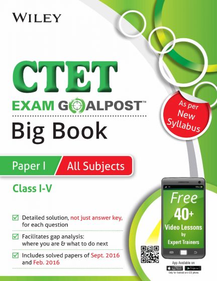 Wileys CTET Exam Goalpost Big Book, Paper I, All Subjects, Class IV