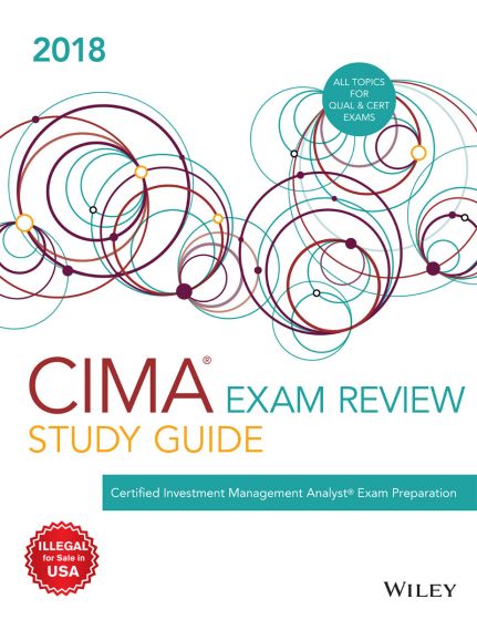 Wileys Wiley Study Guide for 2018 CIMA Exam 