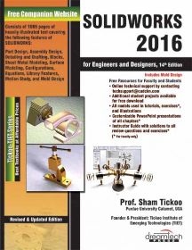 Wileys Solidworks 2016 For Engineers and Designers, 14ed