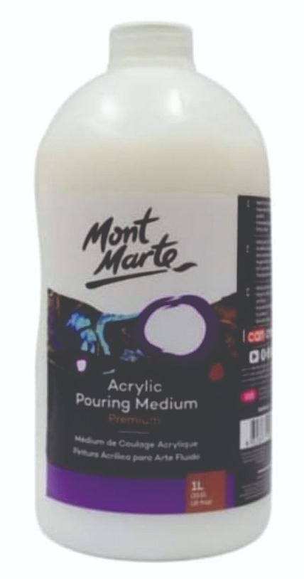 Mont Marte Acrylic Pouring Medium Premium 1 Litre