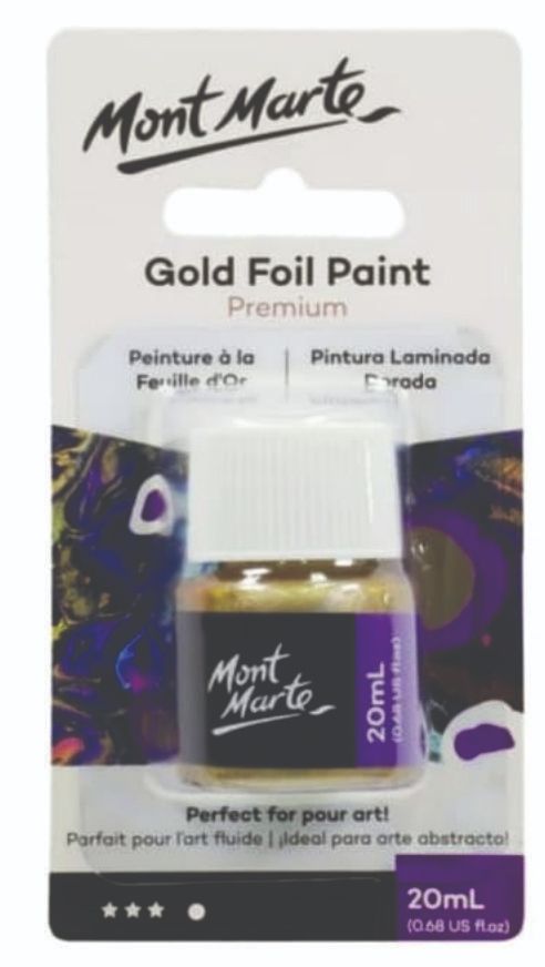 Mont Marte Premium Gold Foil Paint 20ml