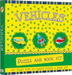 Art Factory Vehicles Puzzle And Book Kit