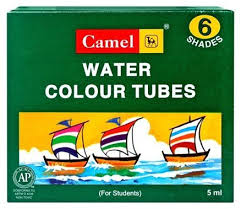 Camel 3604504 Water Colours Tube 5ml 6 Shade