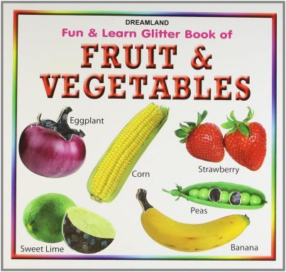 Dreamland Fun & Learn Glitter Fruit & Vegetables 