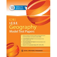 Goyal I.C.S.E. Geography Model Test Papers Class X