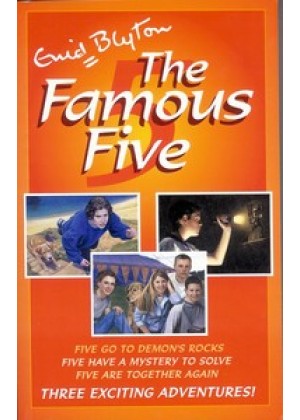 HODDER THE FAMOUS FIVE GO TO DEMONS ROCKS, FIVE HAVE A MYSTERY TO SOLVE, FIVE ARE TOGETHER AGAIN