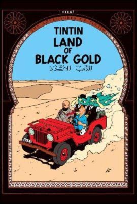 EGMONT CHILDRENS BOOKS ADVENTURES OF TINTIN LAND OF BLACK GOLD