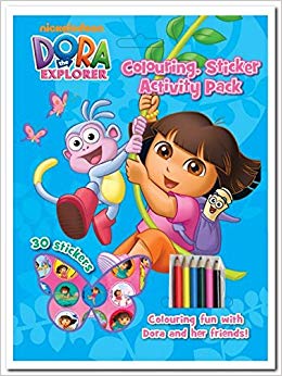 PARRAGON NICKELODEON DORA COLOURING & SICKER ACTIVITY PACK