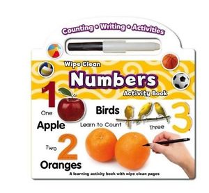 NORTH PARADE PUB. WIPE CLEAN BOOK WITH PEN : NUMBERS ACTIVITY BOOK