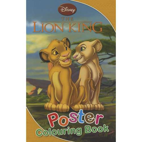 EURO KIDS THE LION KING POSTER COLOURING BOOK