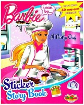 EURO BOOKS BARBIE I CAN BE A PASTRY CHEF STOCKER STORY BOOK