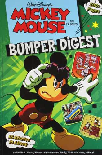 EURO BOOKS WALT DISNEYS MICKY MOUSE AND FRIENDS BUMPER DIGEST 13 STORIES IN 1 BOOK