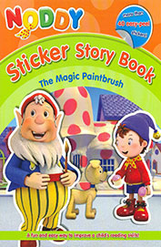 EURO BOOKS NODDY STICKER STORY BOOK THE MAGIC PAINTBRASH