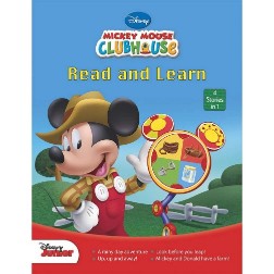 EURO BOOKS DISNEY MICKEY MOUSE CLUB HOUSE READ AND LEARN 4 IN 1