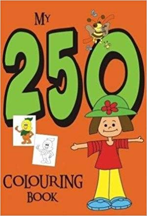 OM KIDZ MY 250 COLOURING BOOK