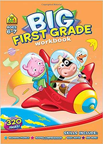 OM KIDS BIG FIRST GRADE WORKBOOK AGES 6-7