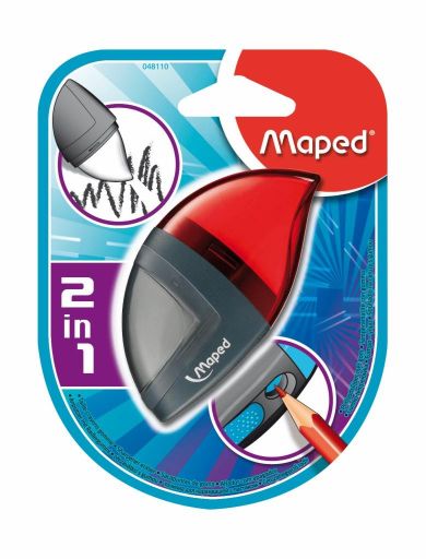 Maped 048110 Sharpner 2in1 Blister