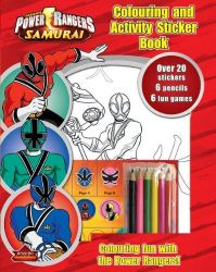 Parragon Power Rangers Colouring And Activity Sticker Pack