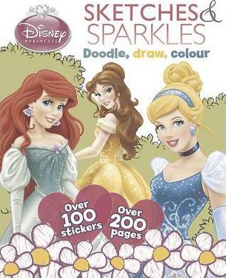 Parragon Disney Princess Scribbles And Sparkles