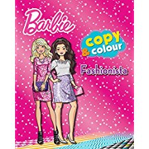 Parragon Barbie Copy and Colour Fashionista