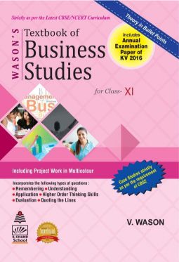 SChand Wasons Textbook of Business Studies Class XI